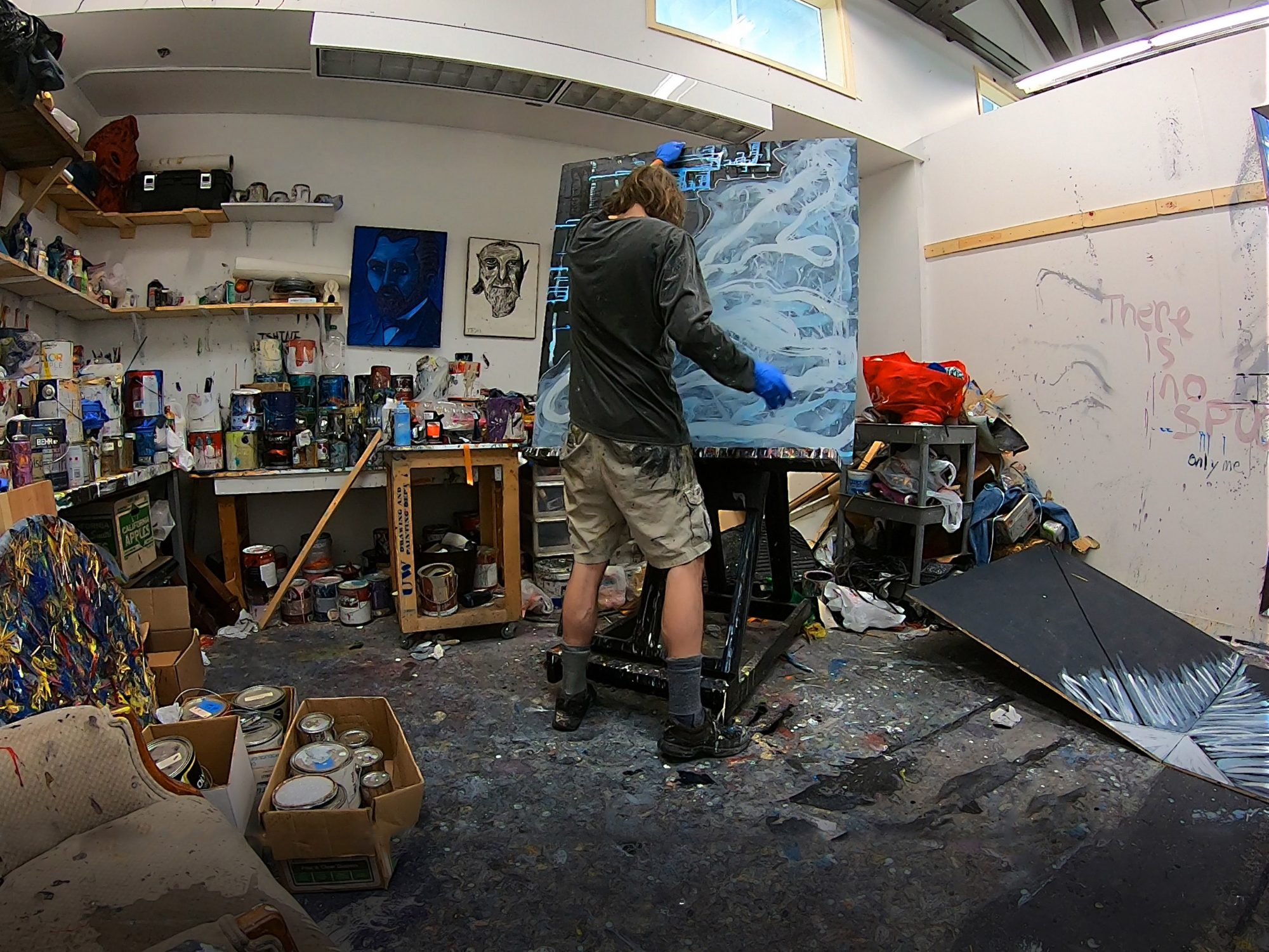 Todd McKinney. Studio space, 2020.