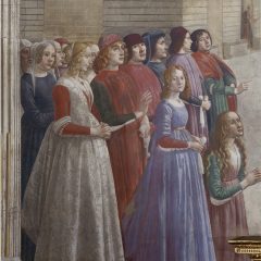 Detail of Resurrection of the Notary's Son by Domenico Ghirlandaio