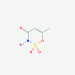 Acesulfame K chemical structure of acesulfame K
