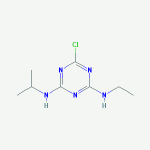 Atrazine Chemical structure of atrazine