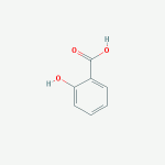 Salicylic acid Chemical structure of salicylic acid