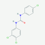 Triclocarban Chemical structure of triclocarban