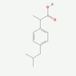 ibuprofen chemical structure of ibuprofen