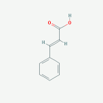 trans-cinnamic acid chemical structure of trans-cinnamic acid