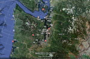 Google Ocean in the Pacific Northwest Screen capture of Google Earth with the Ocean Layer added, centered around the Pacific Northwest