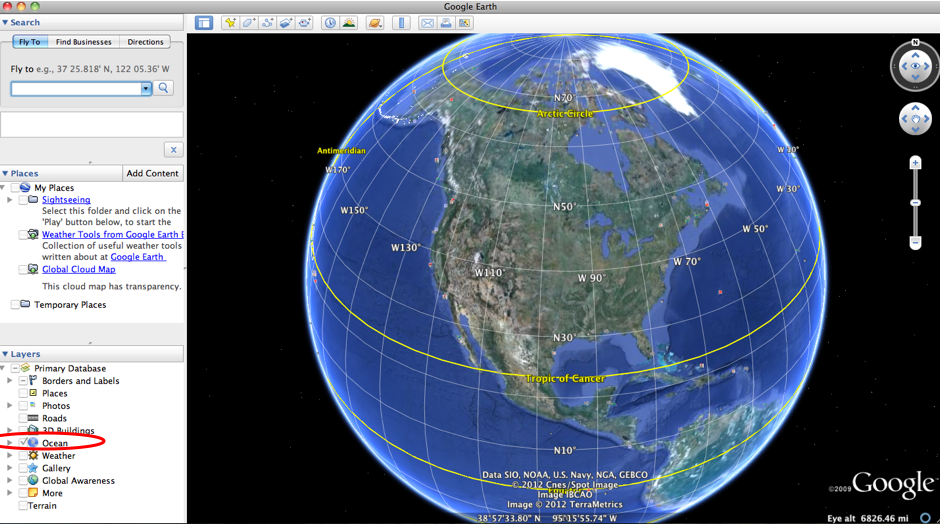 SoundCitizen in Google Earth’s Ocean Layer