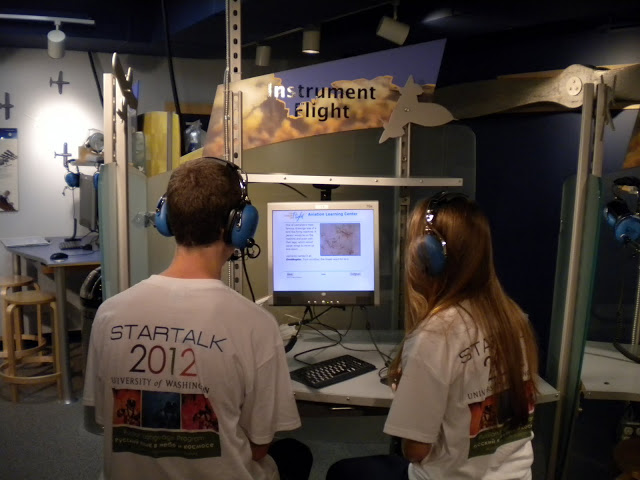 Two Students Looking at a Computer Monitor