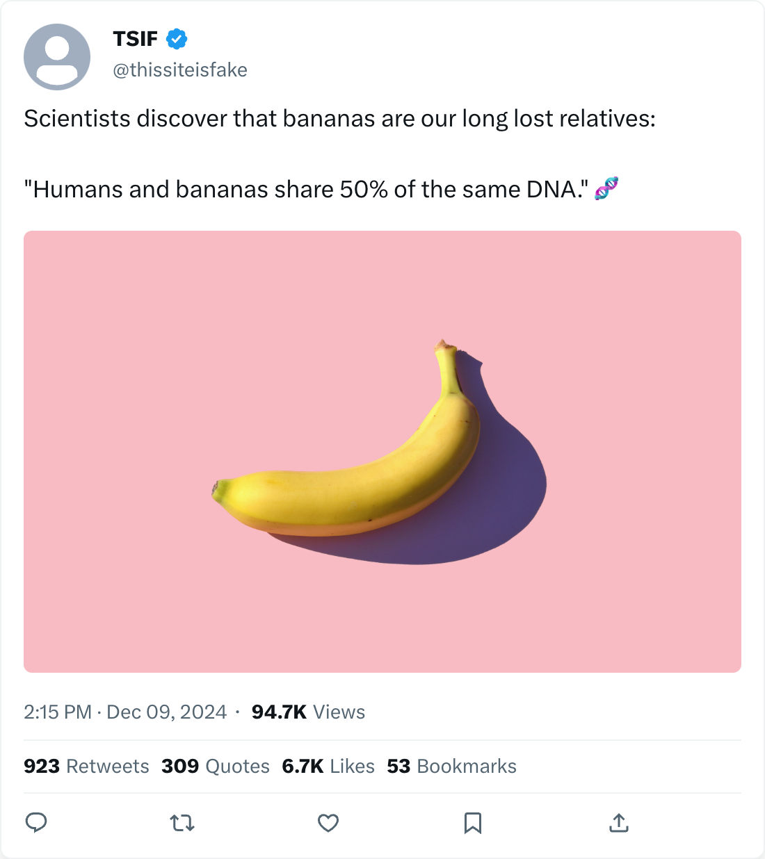 Do Humans and Bananas Share the Same Genes?