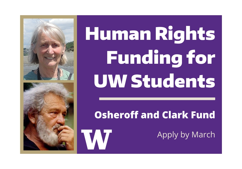 Human rights funding for UW students