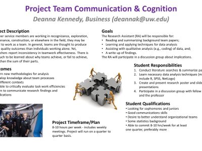 Studying Project Teams