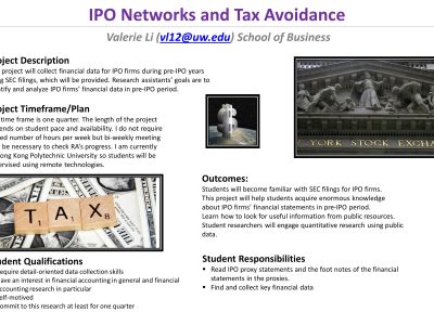 IPO Networks and Tax Avoidance