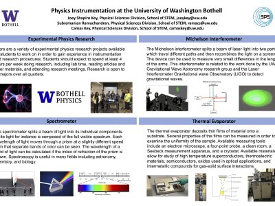 Physics Instrumentation at the University of Washington Bothell