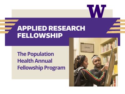 Population Health: Applied Research Fellowship Program