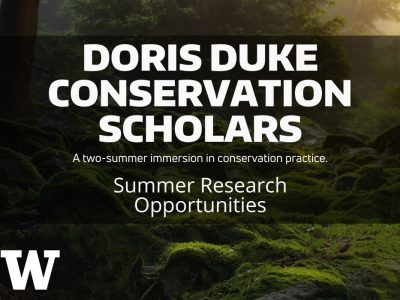 Doris Duke Conservation Scholars - Summer Research at UW Seattle