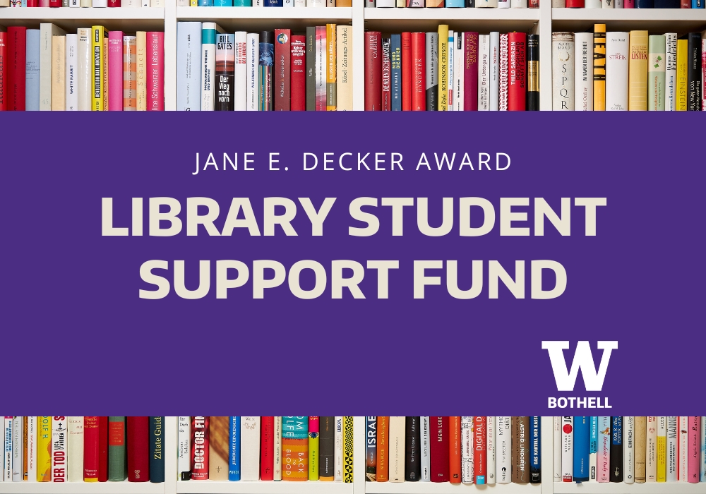 Library Student Support Fund - Jane E. Decker Award