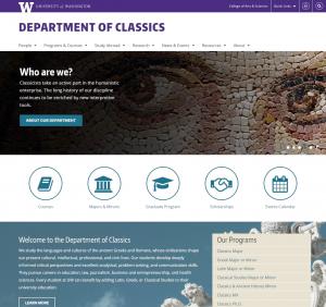 Classics homepage