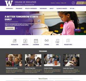 College of Education homepage
