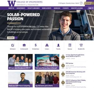 UW College of Engineering homepage