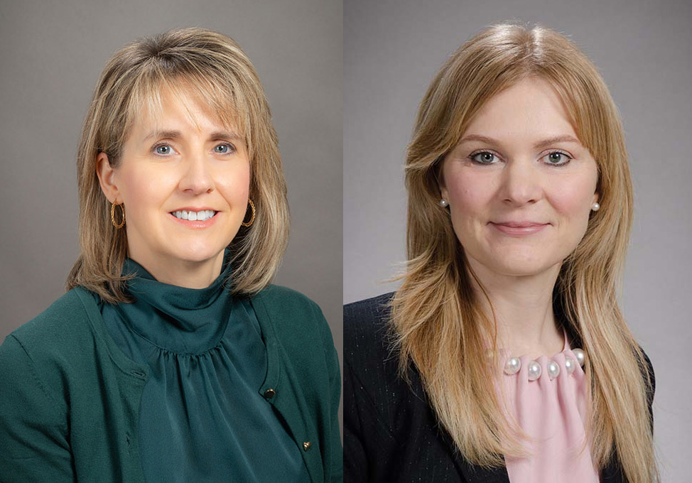 CNO Kellie Garth Green and ACNO Christin Gordanier