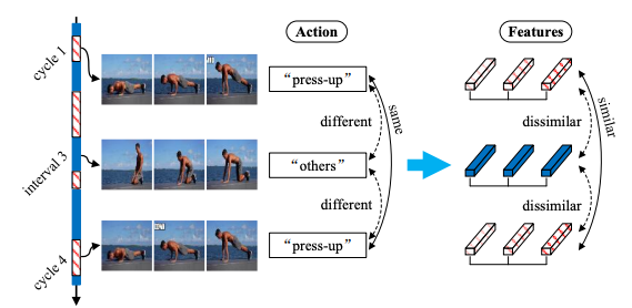 IVAC-P2L video action counting with irregular repetition priors