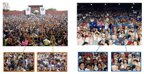 Stacked Pooling for scale-invariant crowd counting overview