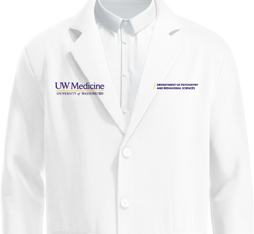 Branded lab coat