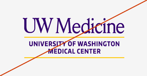 Image showing misuse of the entity logo by stretching or compressing