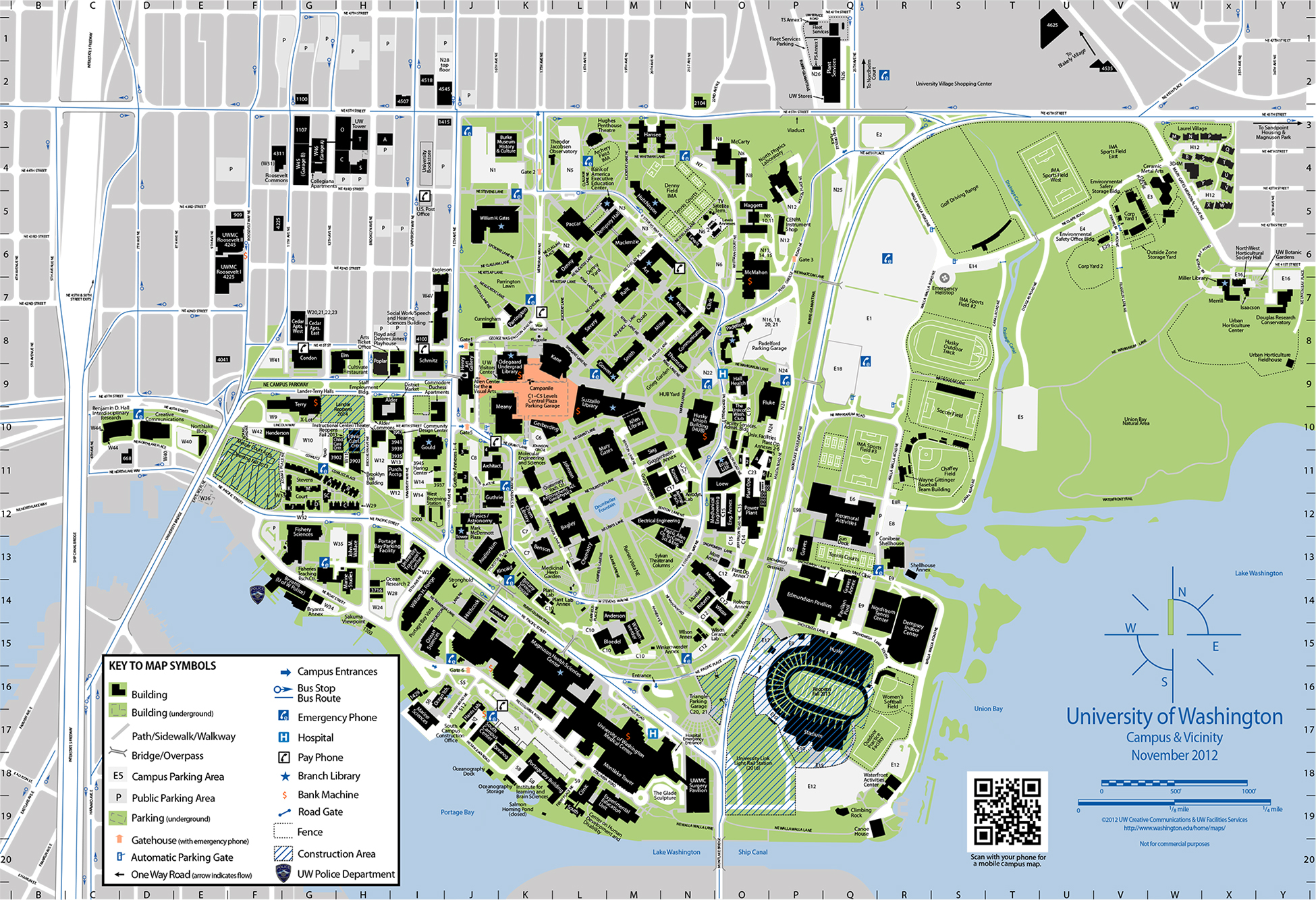 Ndsu Printable Campus Map